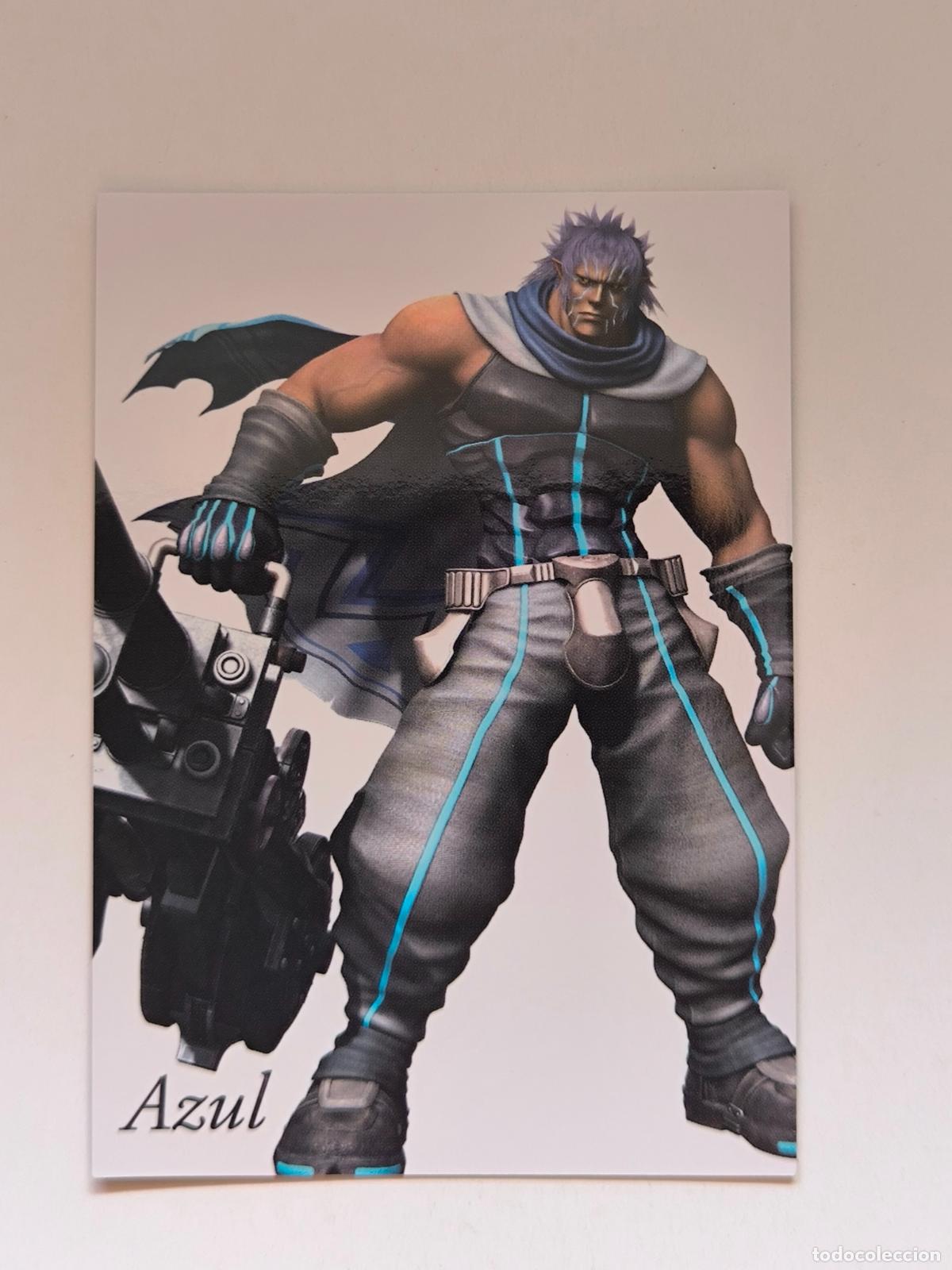 Trading cards: FINAL FANTASY VII ANNIVERSARY ART MUSEUM - PARTE 1 - N&ordm; 071 / 71 - AZUL - CARD / JAPON (K7A1)