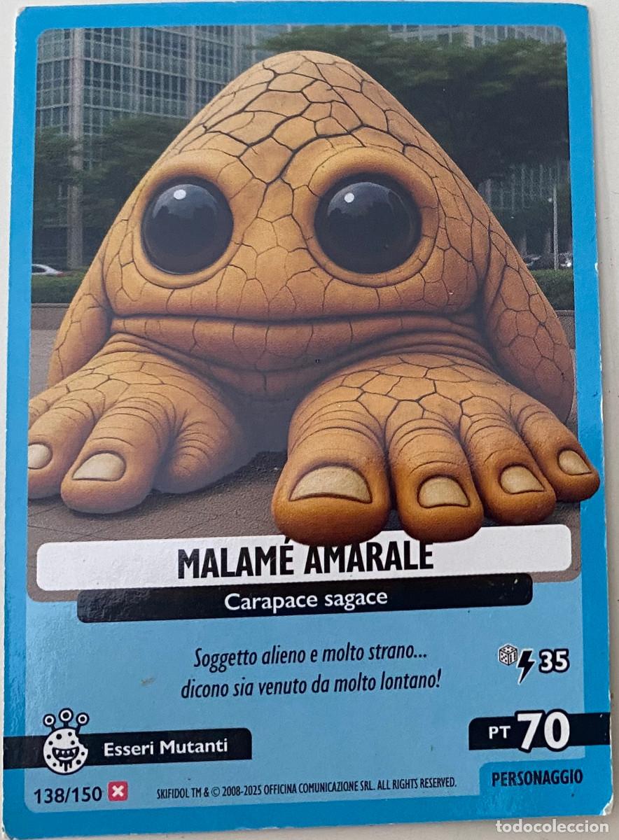 Trading cards: Trading card de Skifidol Italian Brainrot. Malam&eacute; Amarale. 138 / 150. Colecci&oacute;n 2025. Buen estado.