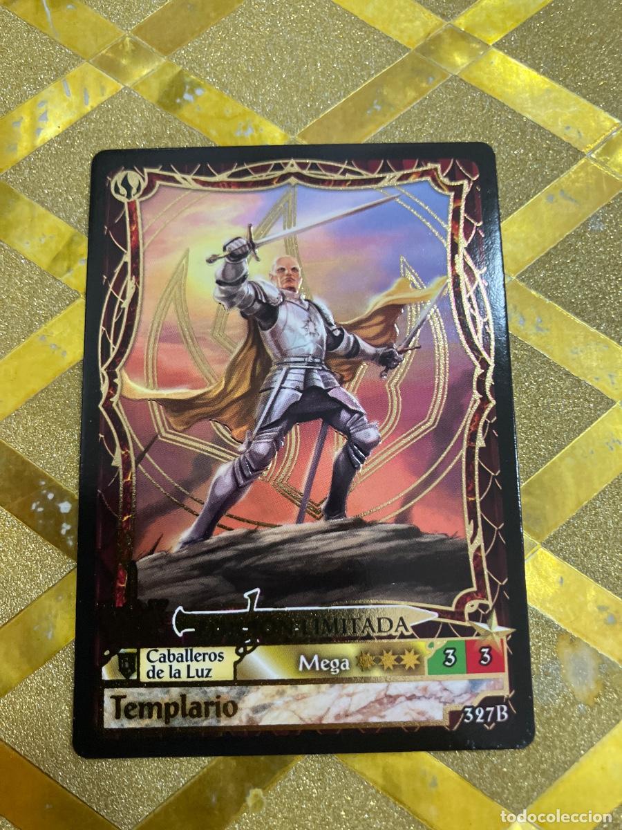 Trading cards: CROMO CARD NUMERO 327 B TEMPLARIO FANTASY RIDERS 3 , EL RESURGIR DE LOS DRAGONES PANINI !
