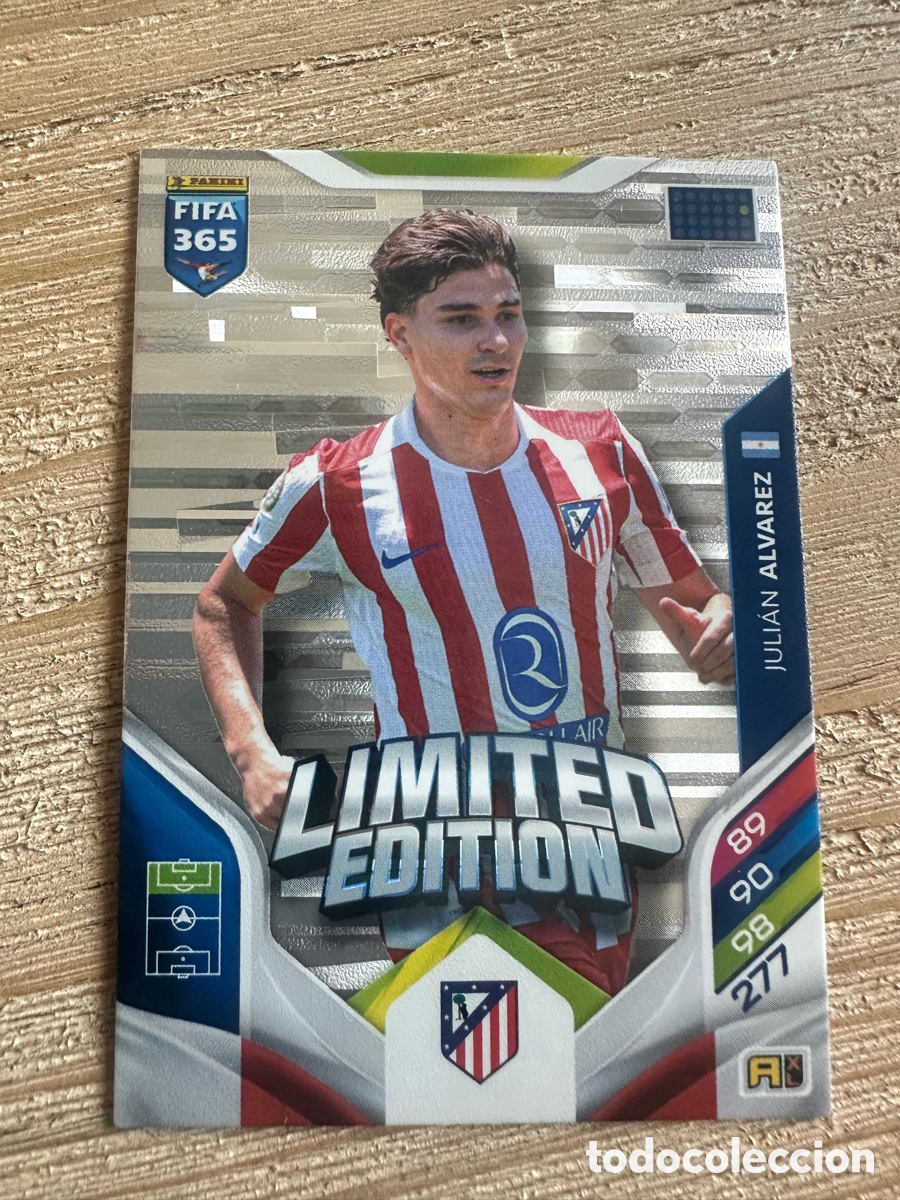 Trading cards: JULIAN ALVAREZ AT MADRID LIMITED EDITION FIFA 365 ADRENALYN XL 2026 PANINI