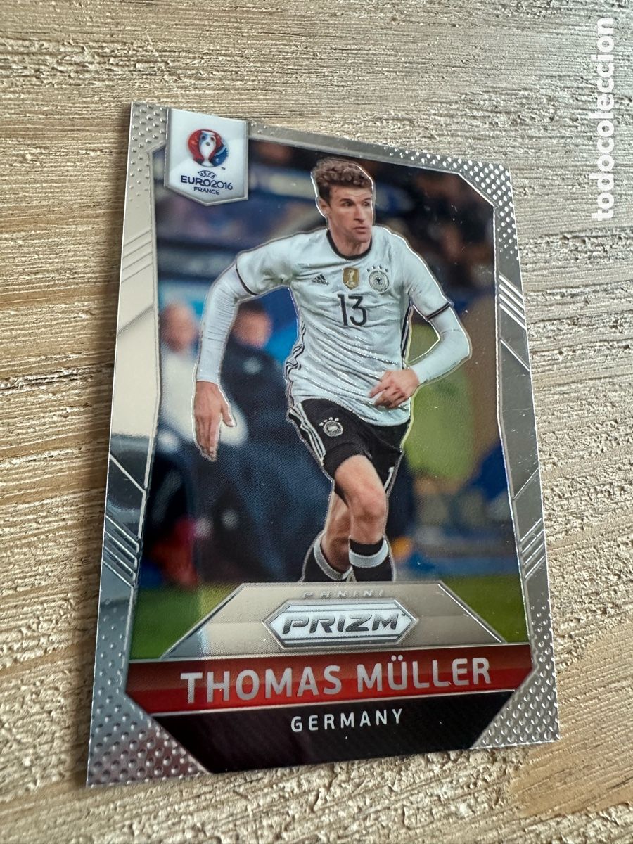 Trading cards: THOMAS MULLER ALEMANIA 45 PRIZM EURO 2016 PANINI