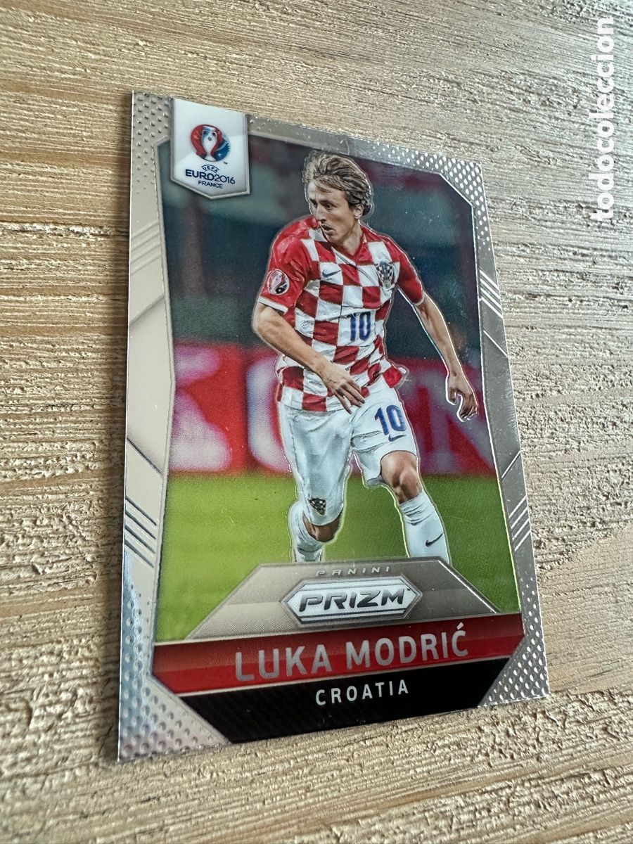 Trading cards: LUKA MODRIC CROACIA 180 PRIZM EURO 2016 PANINI