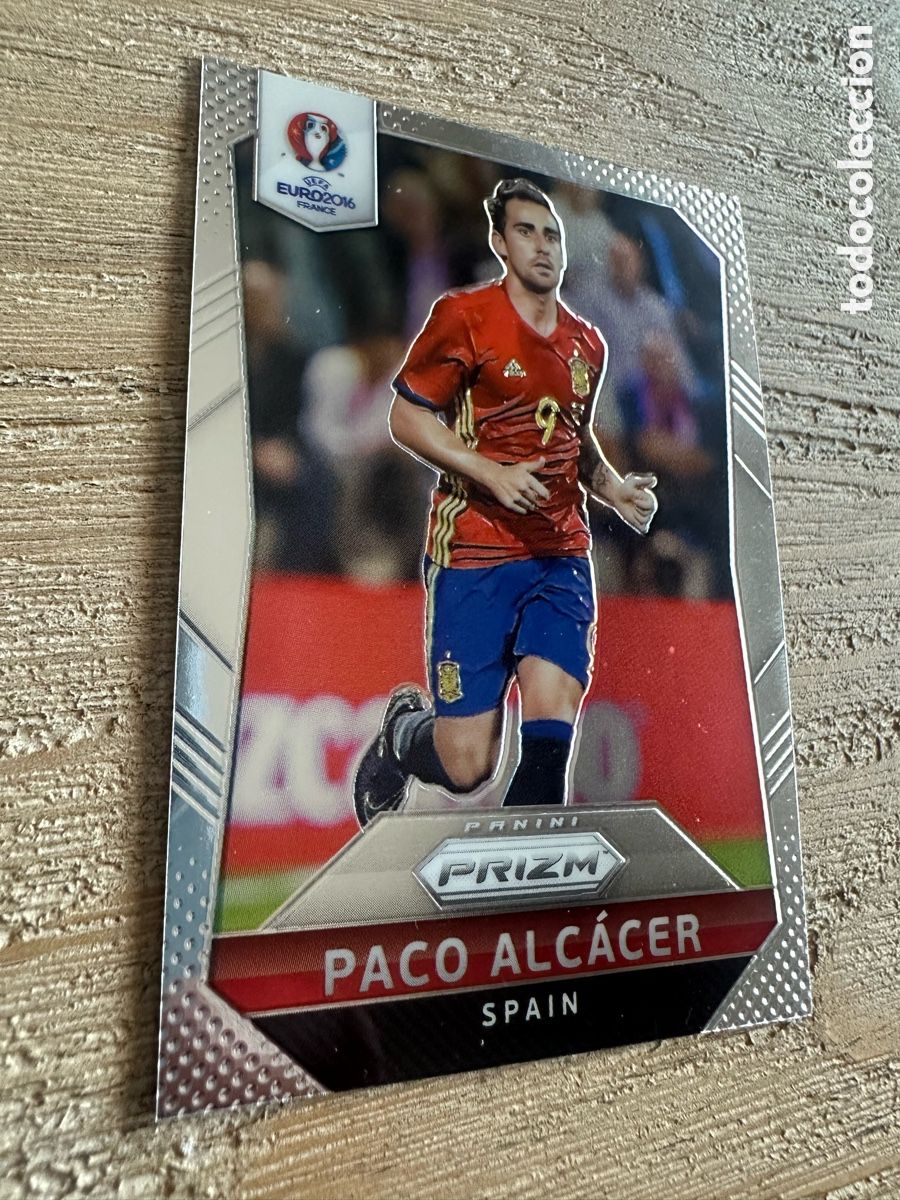 Trading cards: PACO ALCACER ESPA&Ntilde;A 36 PRIZM EURO 2016 PANINI