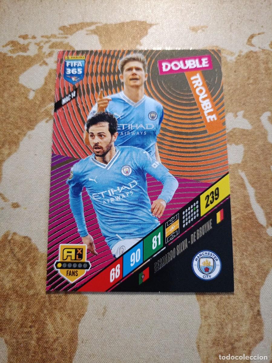 Trading cards: Fifa 365 MAC 14 BERNARDO SILVA-DE BRUYNE 2024