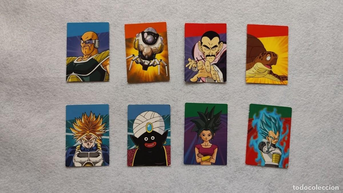 Trading cards: Lote de 8 cartas Panini Dragon Ball Super / Dragon Ball Z / Dragon Ball GT &ndash; Varias numeraciones Se