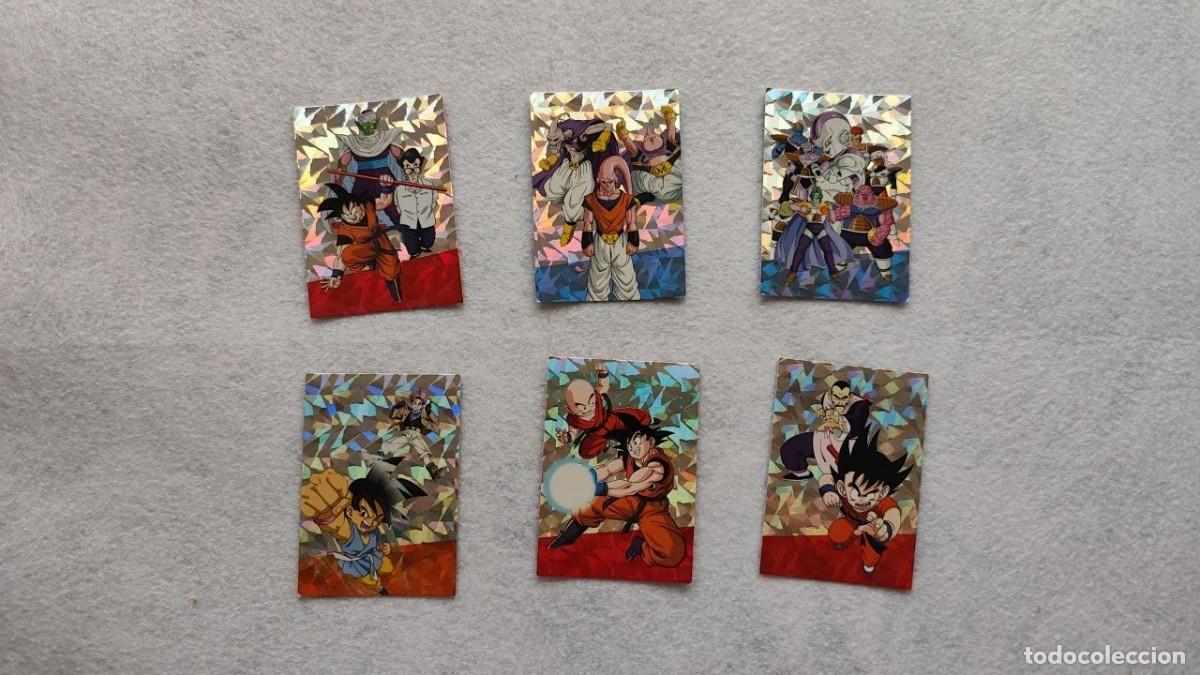 Trading cards: Lote de cartas 6 Crystal Shard Card originales de Dragon Ball / Dragon Ball Z / Dragon Ball GT,