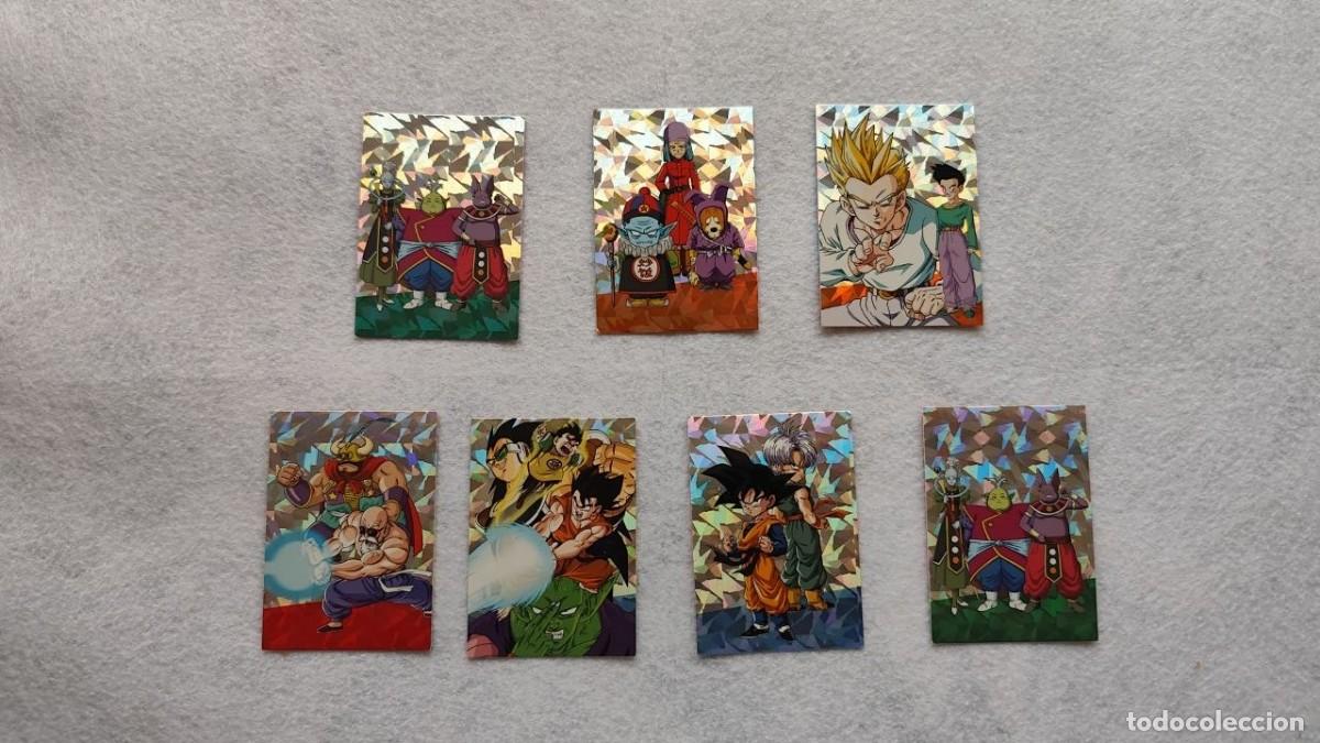 Trading cards: Lote de cartas 7 Crystal Shard Card originales de Dragon Ball / Dragon Ball Z / Dragon Ball GT,