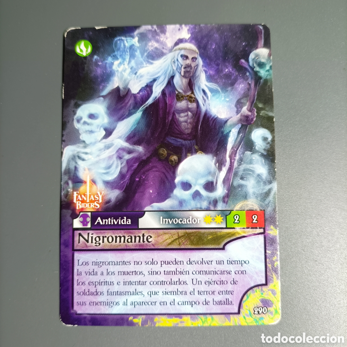 Trading cards: CARTA COLECCI&Oacute;N. FANTASY RIDERS 2018. №290 NIGROMANTE