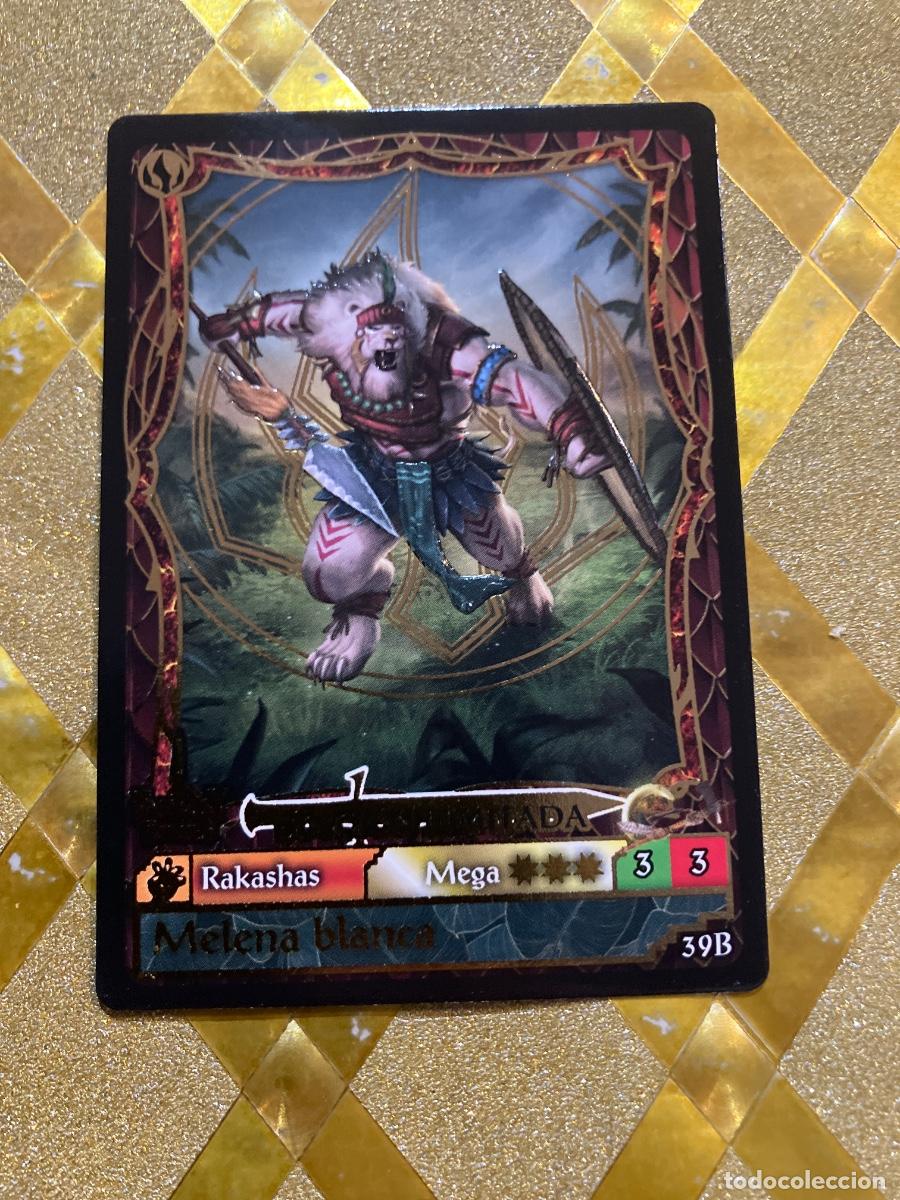 Trading cards: CROMO NUMERO 39 B MELENA BLANCA FANTASY RIDERS 3, EL RESURGIR DE LOS DRAGONES PANINI !