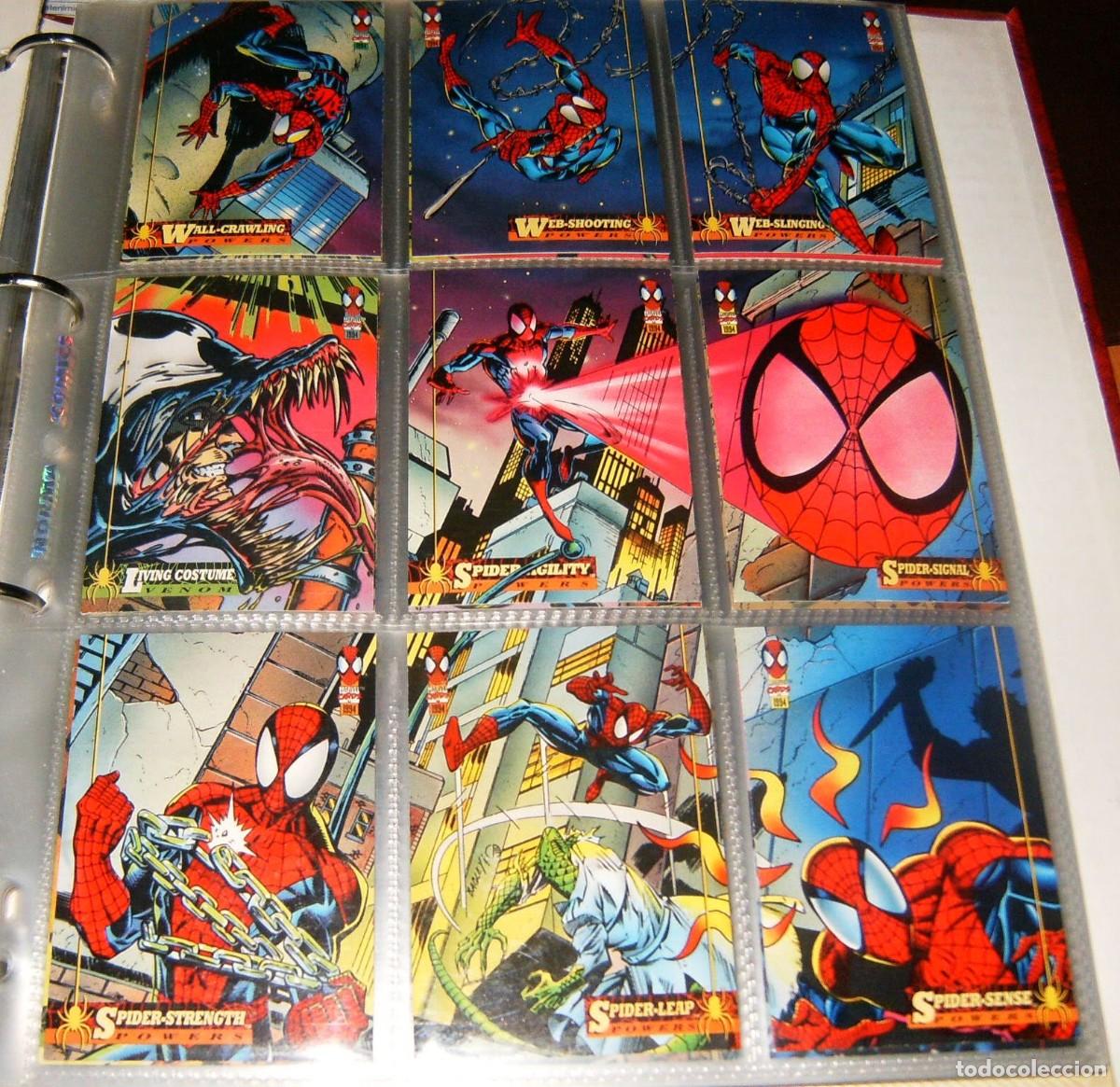 Trading cards: CARDS CROMOS AMAZING SPIDERMAN 1994 INCOMPLETA Trading Card 1994 . 150 card + 12 especiales