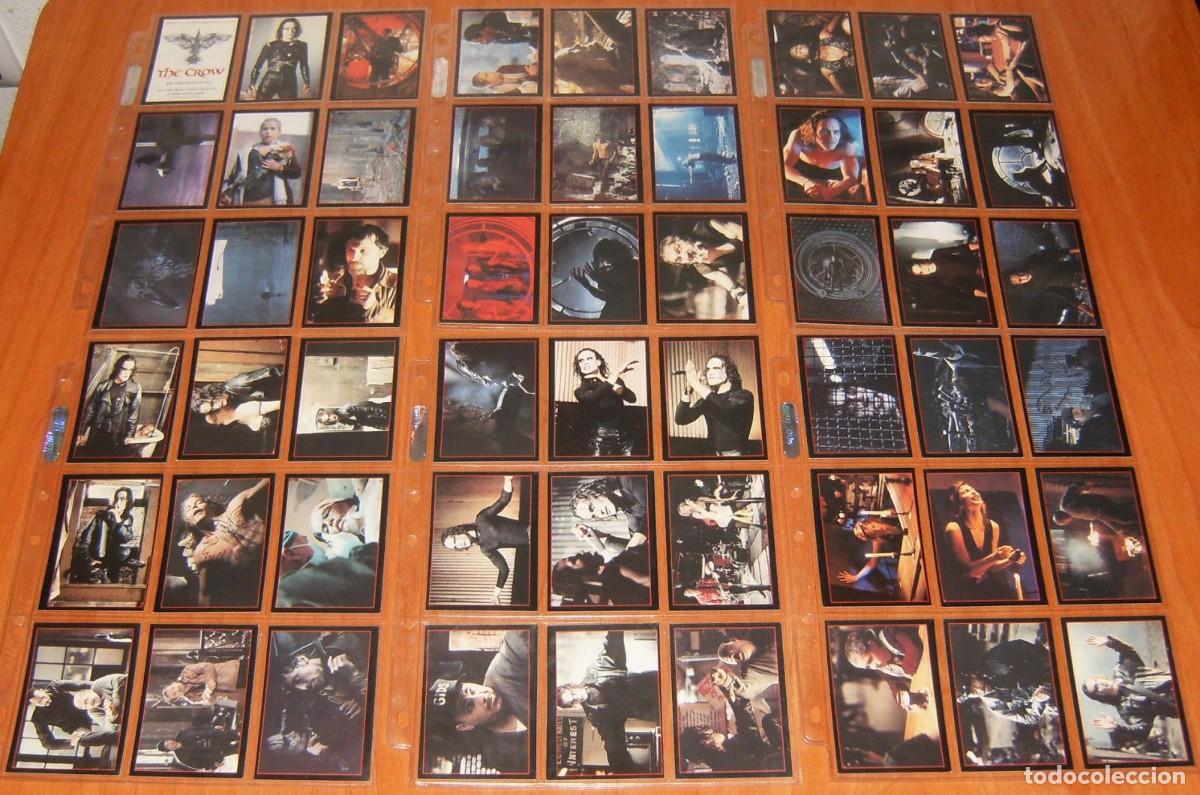 Trading cards: CARDS CROMOS Colecci&oacute;n de CARDS COMPLETA THE CROW de 1994 (100 uds. + 10 uds.)
