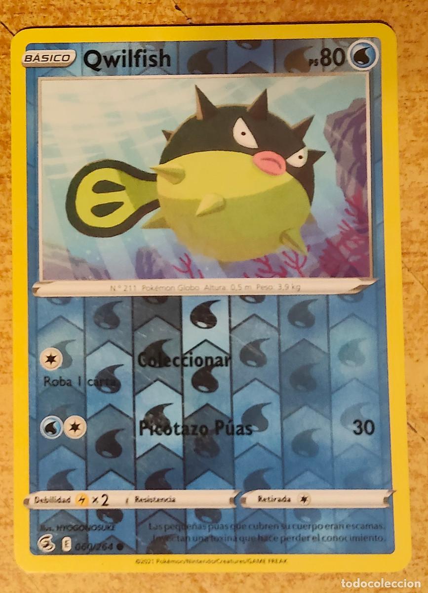 Trading cards: Qwilfish 060/264 - NM / M - Fusion Strike Pokemon Card - HYOGONOSUKE Art