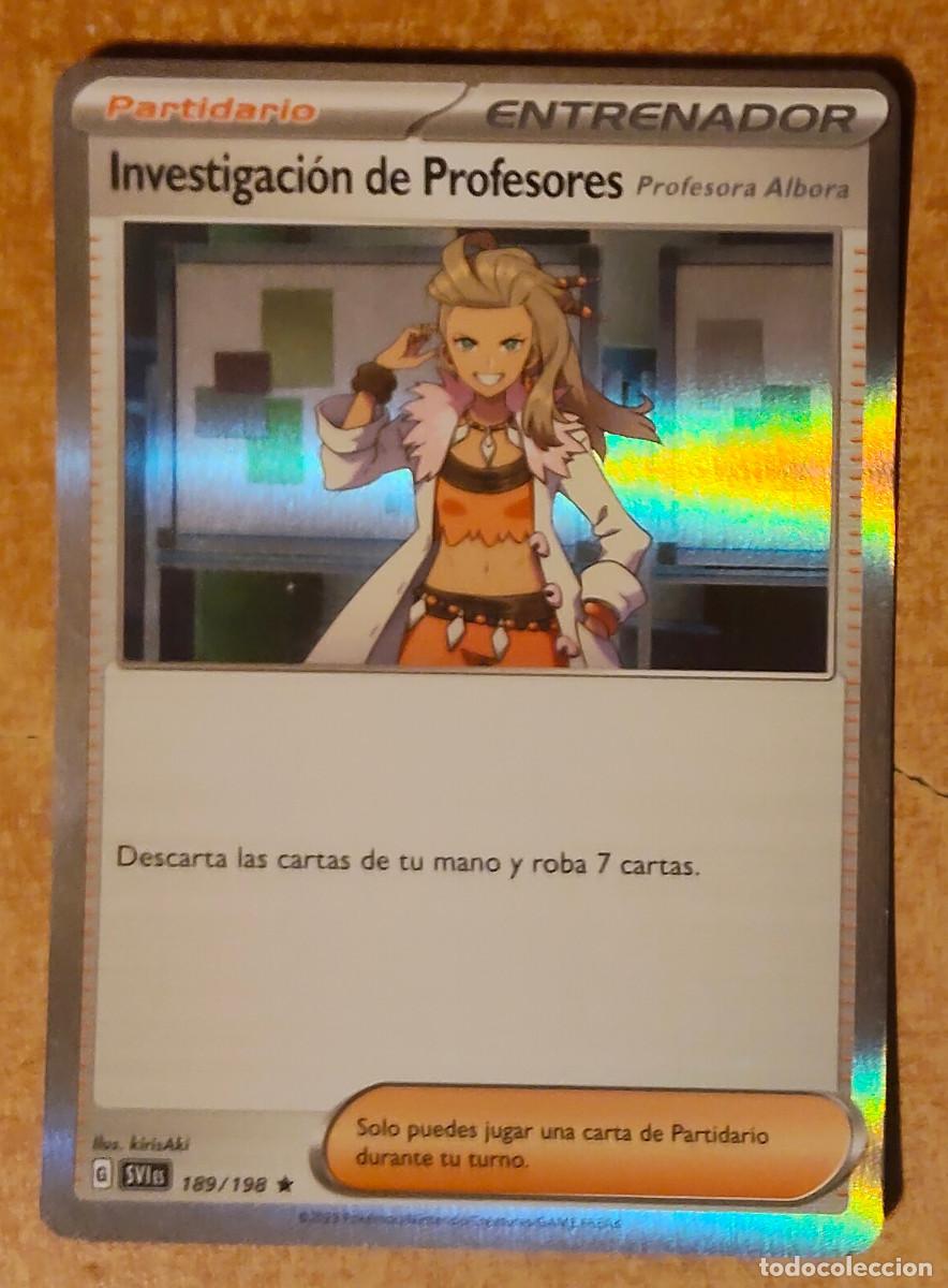Trading cards: Investigaci&oacute;n de Profesores (Profesora Albora) carta en espa&ntilde;ol - muy rara