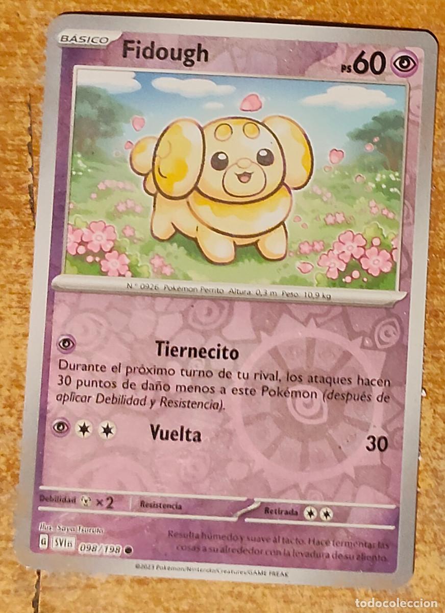 Trading cards: Pokemon FIDOUGH 098/198 Scarlet & Violet Rev Holo - - MINT