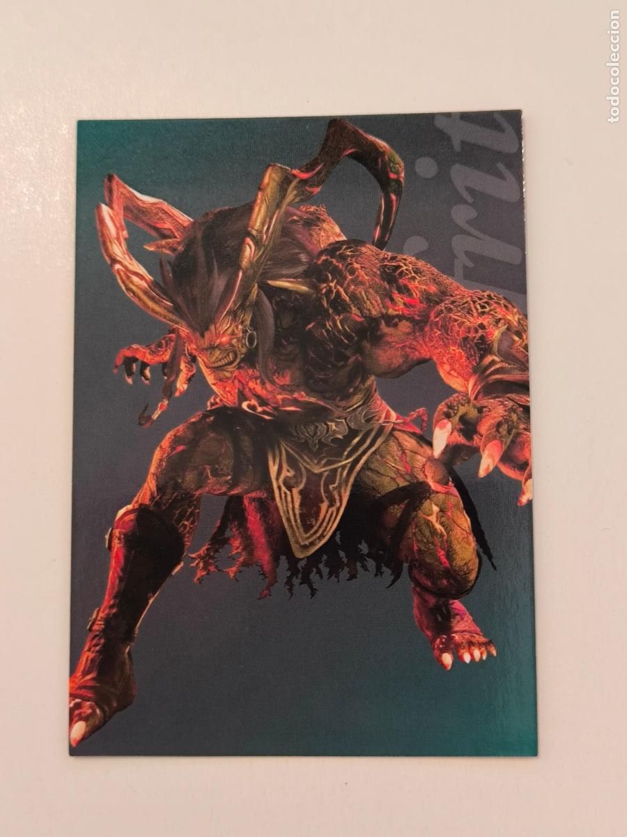 Trading cards: FINAL FANTASY VII ANNIVERSARY ART MUSEUM - PARTE 1 - N&ordm; 037 / 37 - IFRIT - CARD / JAPON (K7A2)