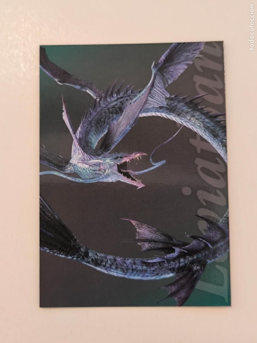 Trading cards: FINAL FANTASY VII ANNIVERSARY ART MUSEUM - PARTE 1 - N&ordm; 039 / 39 - LEVIATHAN - CARD / JAPON (K7A2)