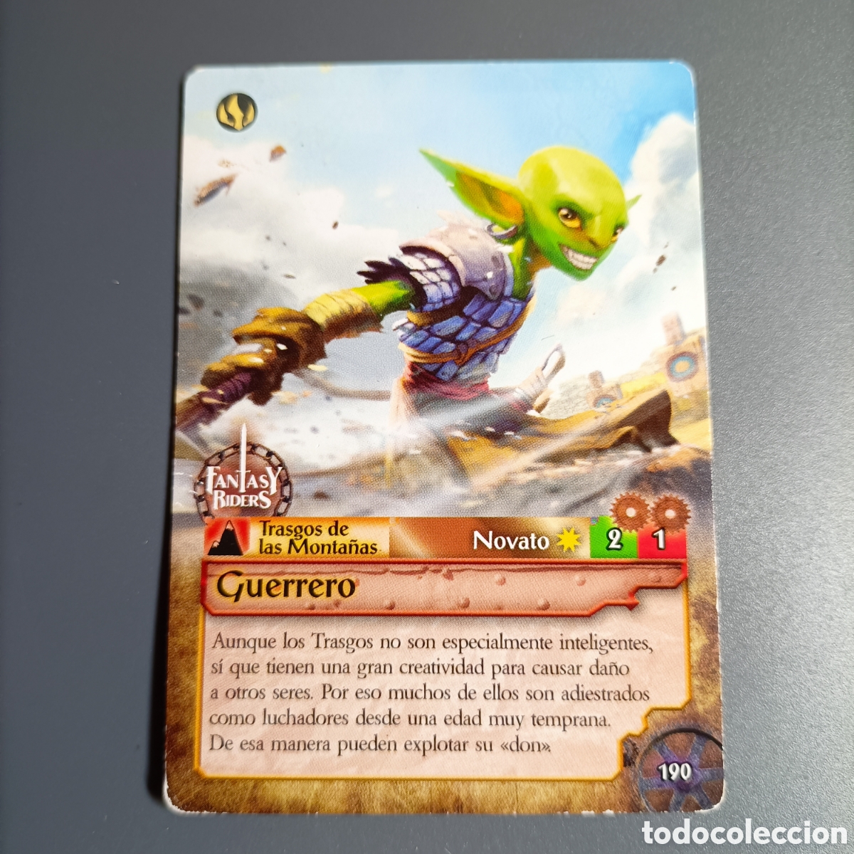 Trading cards: CARTA COLECCI&Oacute;N. FANTASY RIDERS 2018. №190 GUERRERO