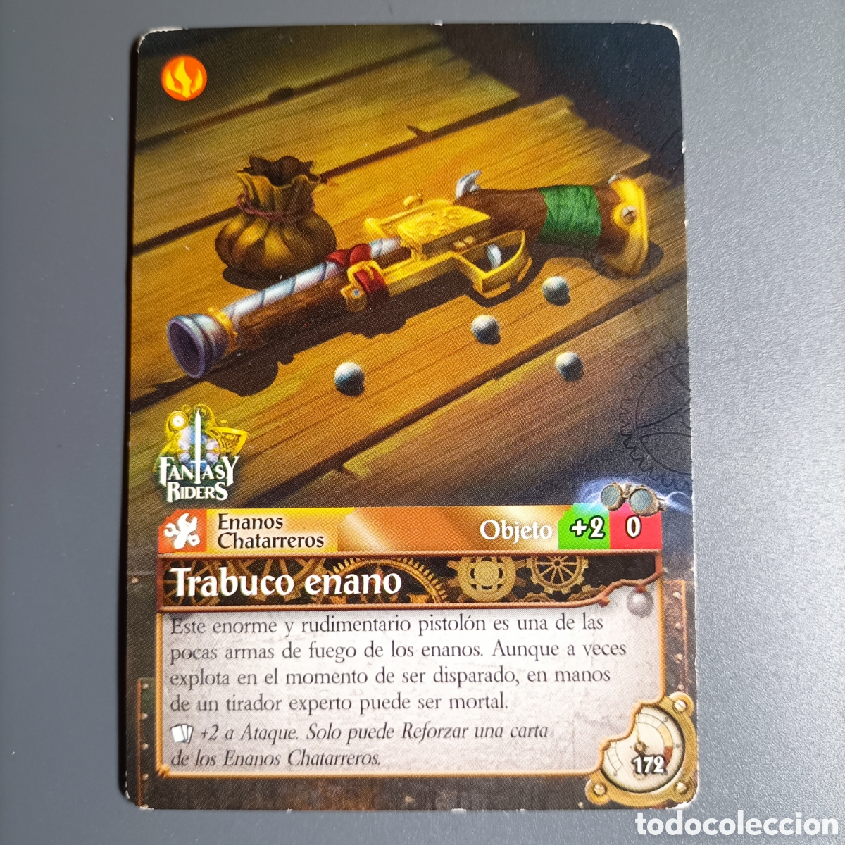 Trading cards: CARTA COLECCI&Oacute;N. FANTASY RIDERS 2018. №172 TRABUCO ENANO
