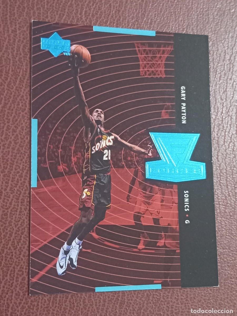 Trading cards: Card F4 Gary Payton Upper Deck 1998-99 Forces Insert