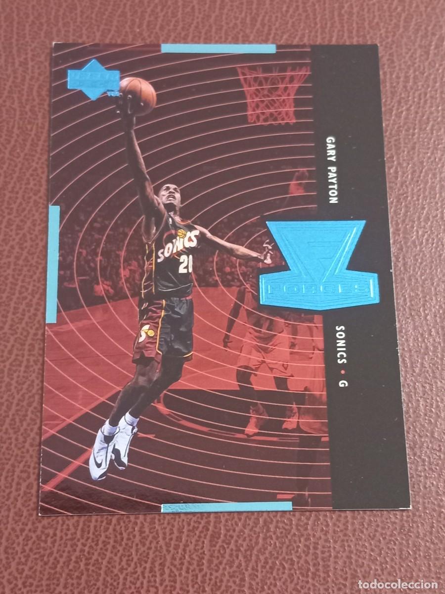 Trading cards: Card F4 Gary Payton Upper Deck 1998-99 Forces Insert - Foto 2