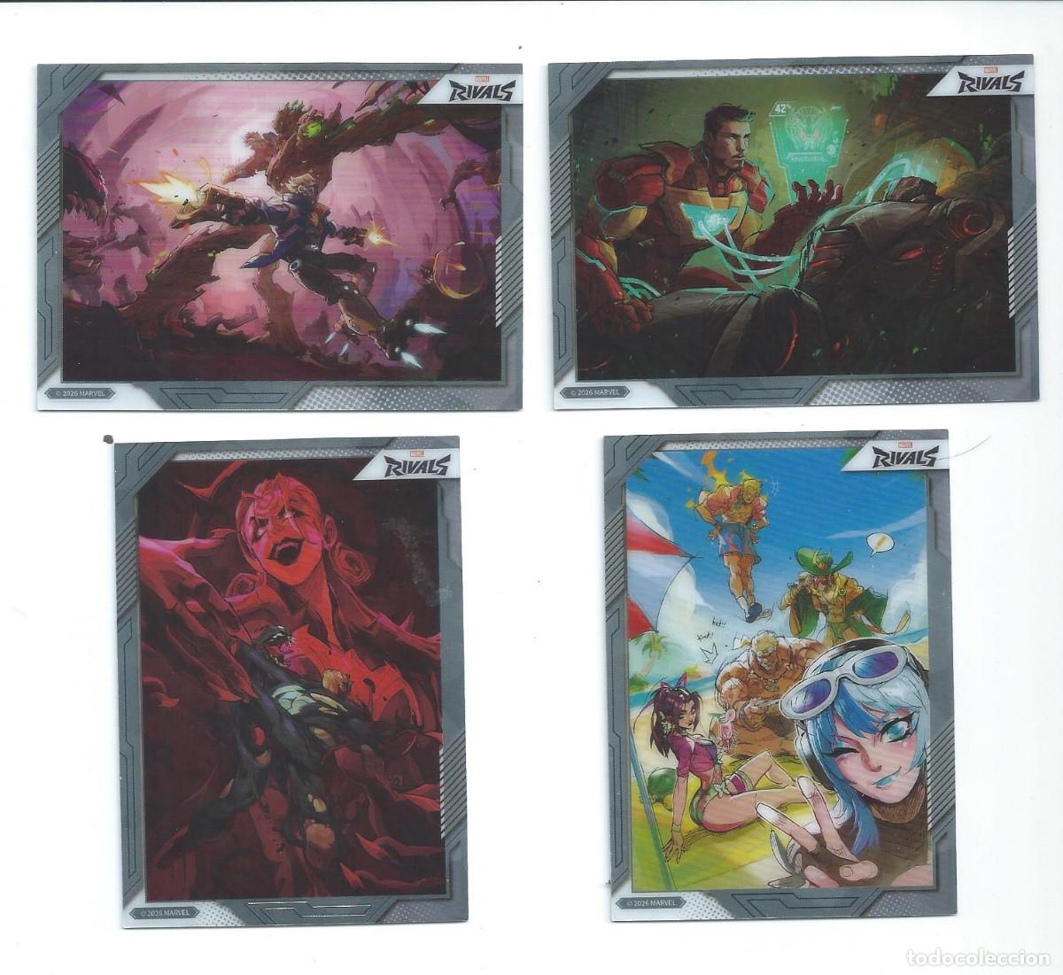 Trading cards: MARVEL RIVALS ETERNAL GLORY 2026 : LOTE 5 CARDS SUBSET ART GALLERY. NUEVAS