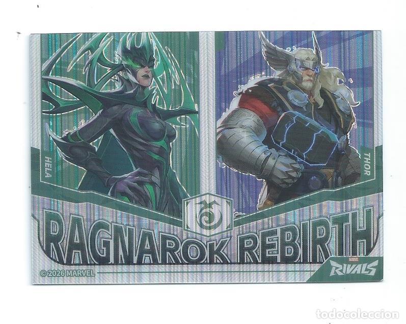 Trading cards: MARVEL RIVALS ETERNAL GLORY 2026 : SUBSET TEAM UP MR-T-21 (THOR - HELA). NUEVA