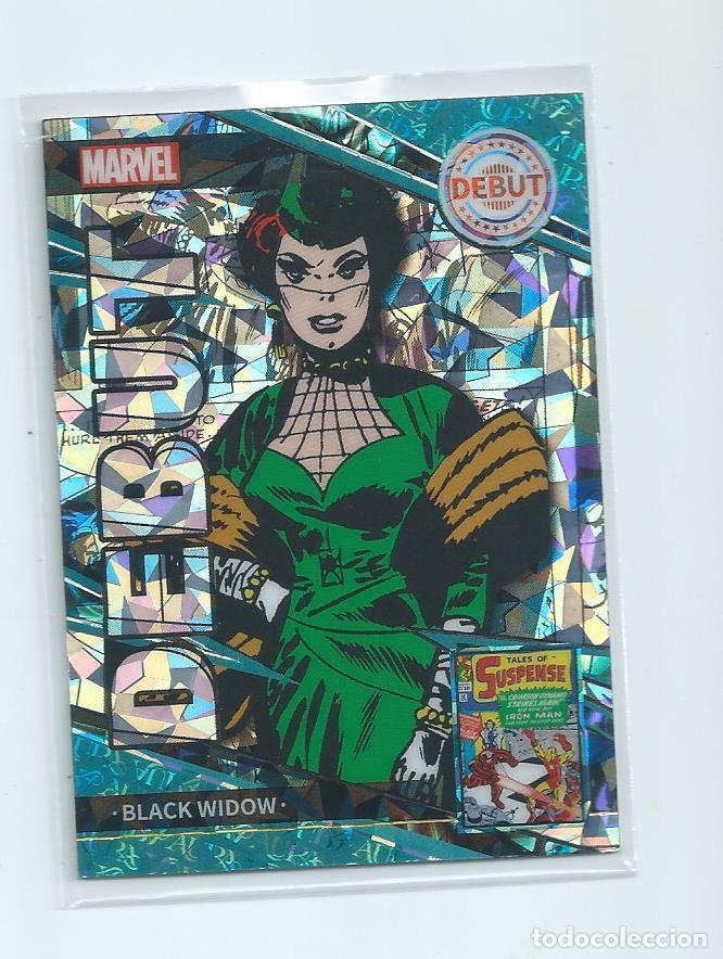 Trading cards: 2025 KAKAWOW AURA MARVEL : HERO DEBUT AM-CI-016 (DE 17) BLACK WIDOW. LIMITADA 079/145