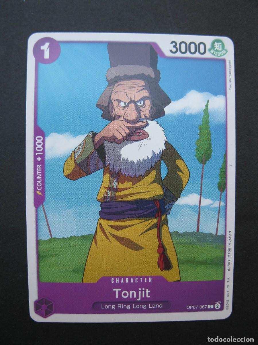 Trading cards: CARTA - ONE PIECE - TRADING CARD - TONJIT - EN INGL&Eacute;S - BANDAI.