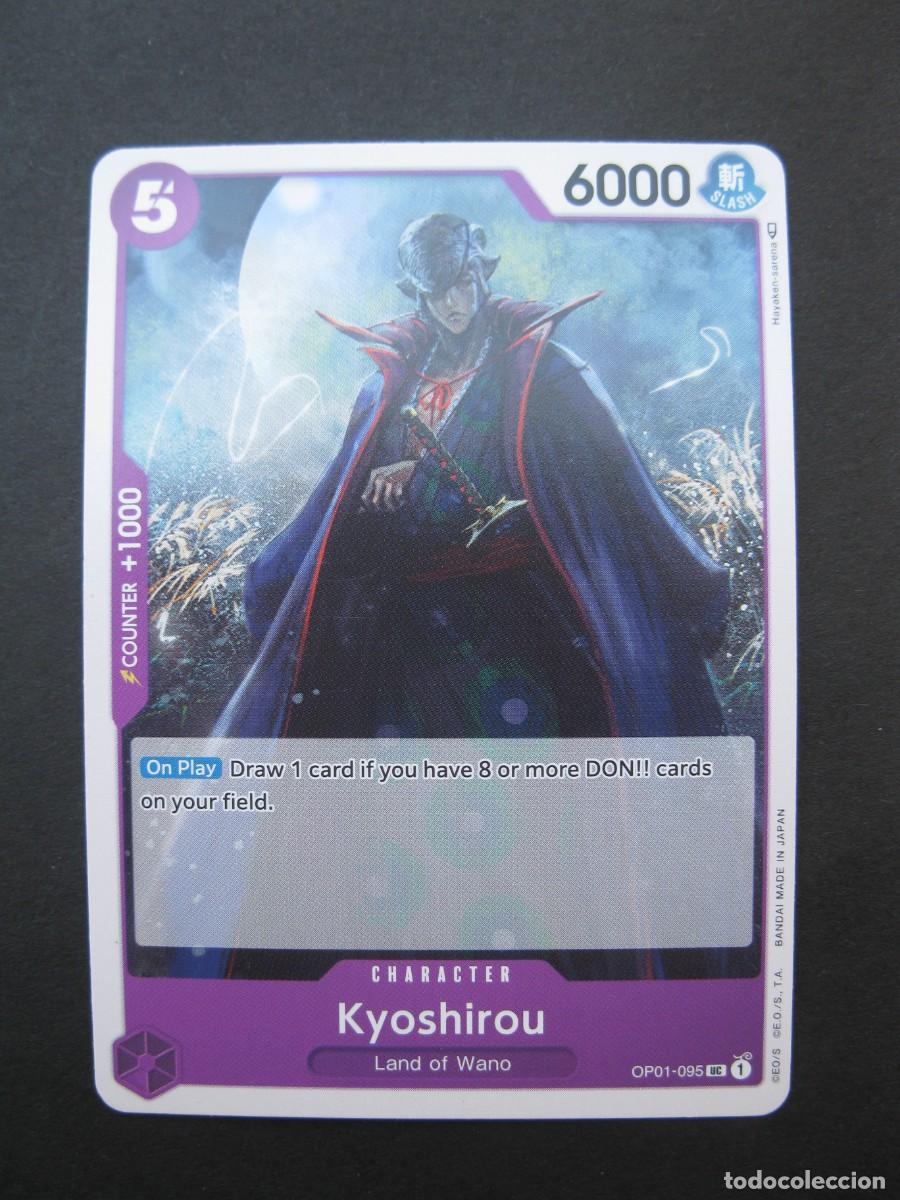 Trading cards: CARTA - ONE PIECE - TRADING CARD - KYOSHIROU - EN INGL&Eacute;S - BANDAI.