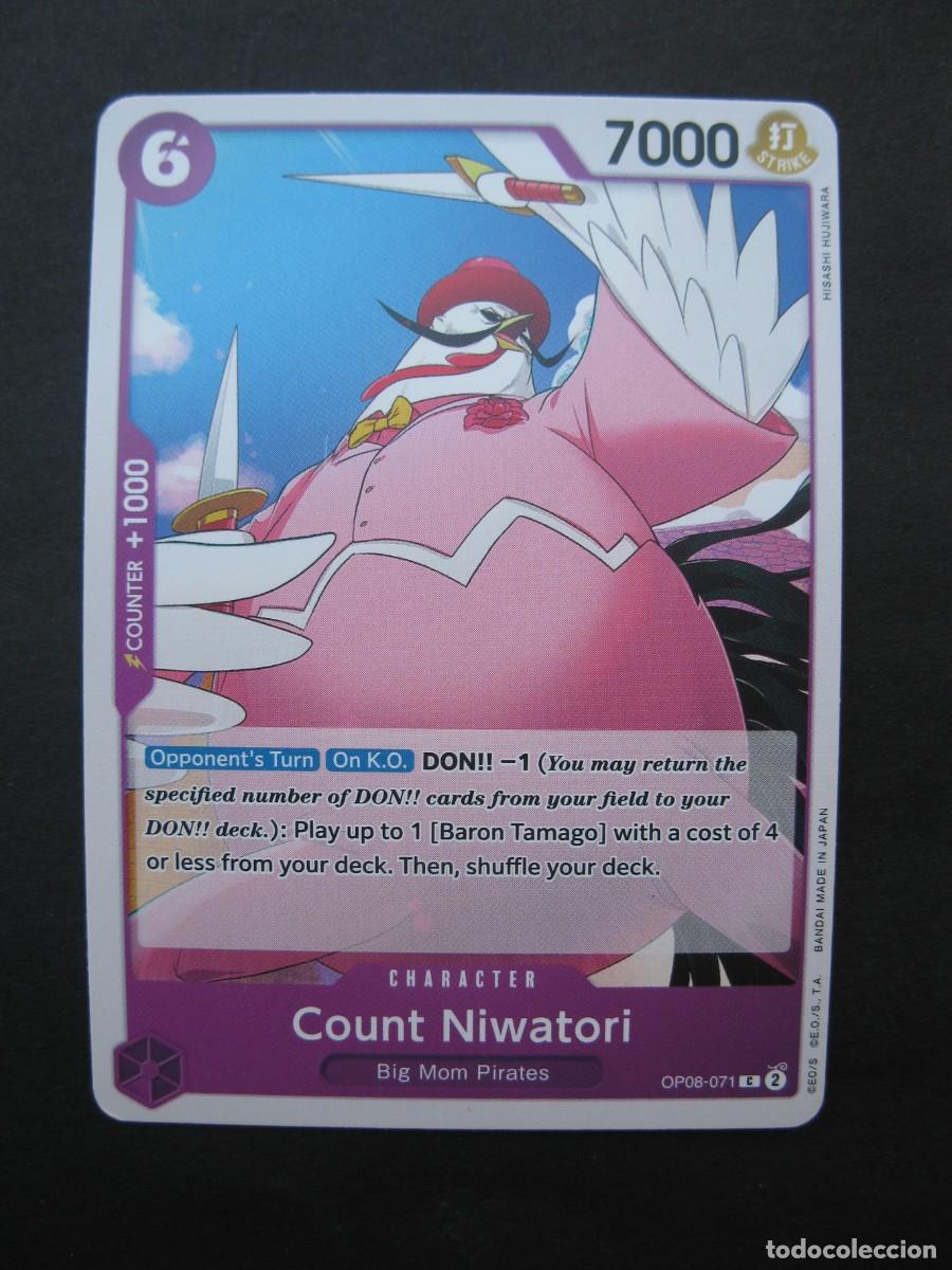 Trading cards: CARTA - ONE PIECE - TRADING CARD - COUNT NIWATORI - EN INGL&Eacute;S - BANDAI.