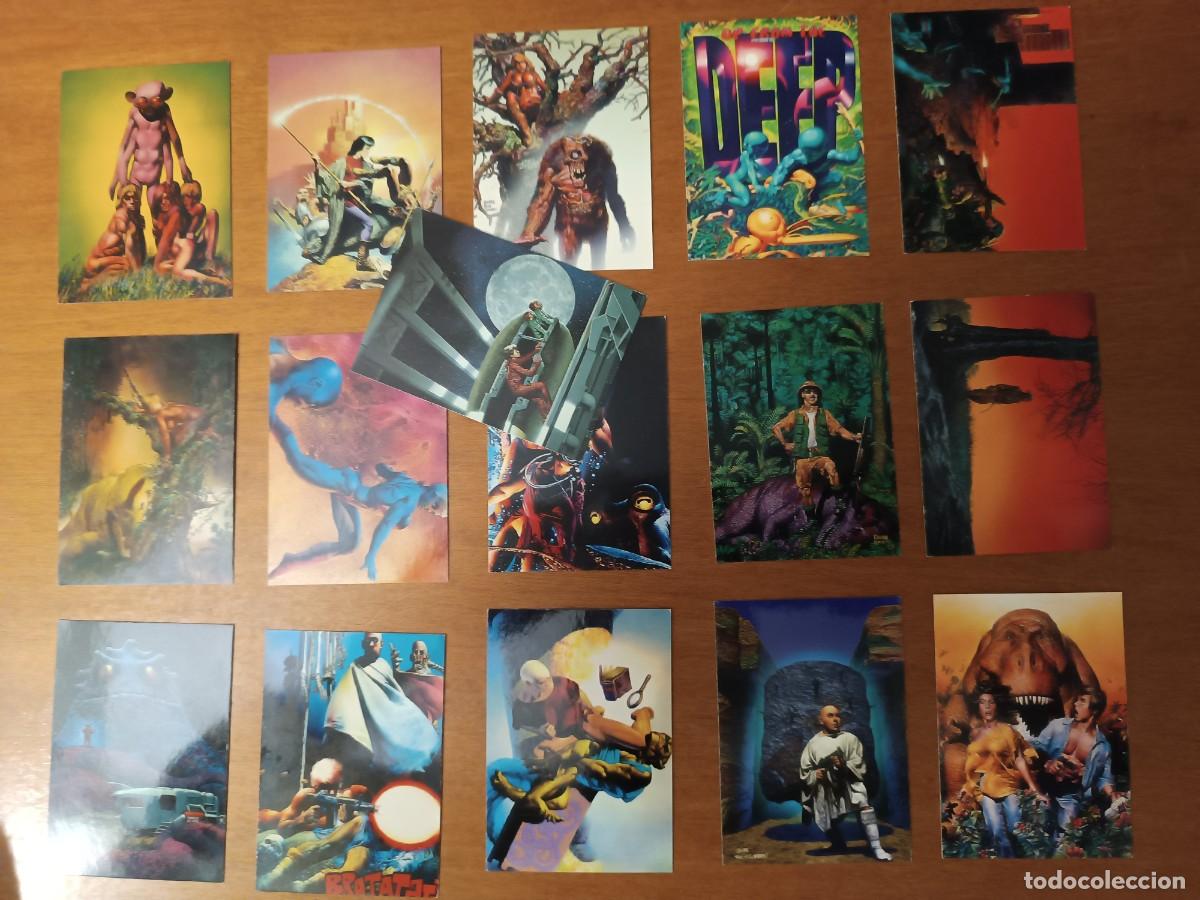 Trading cards: 16 TRADING CARD DE RICHARD CORBEN. - Foto 1