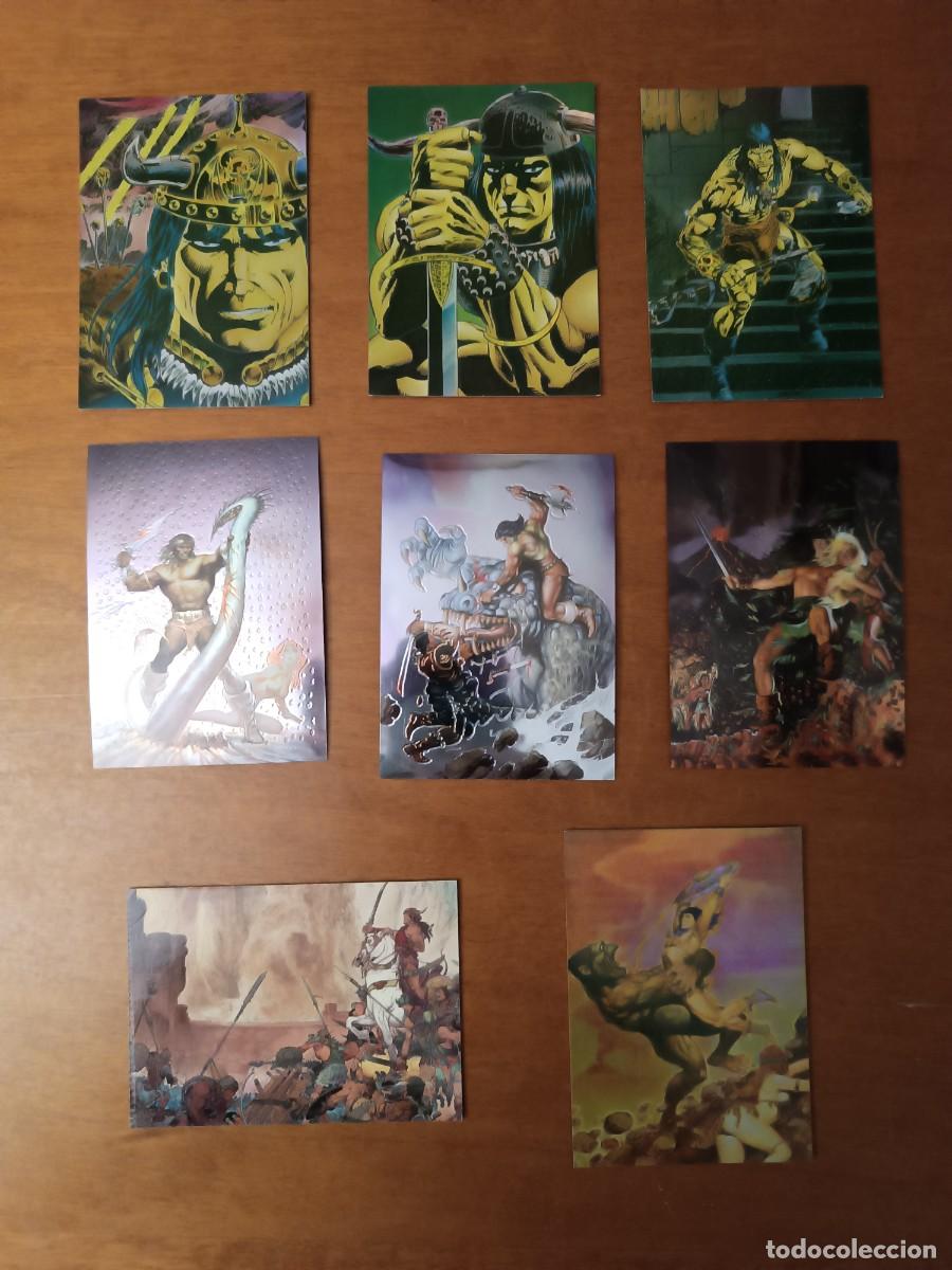 Trading cards: 8 TRADING CARDS CONAN ALL CHROMIUM III.