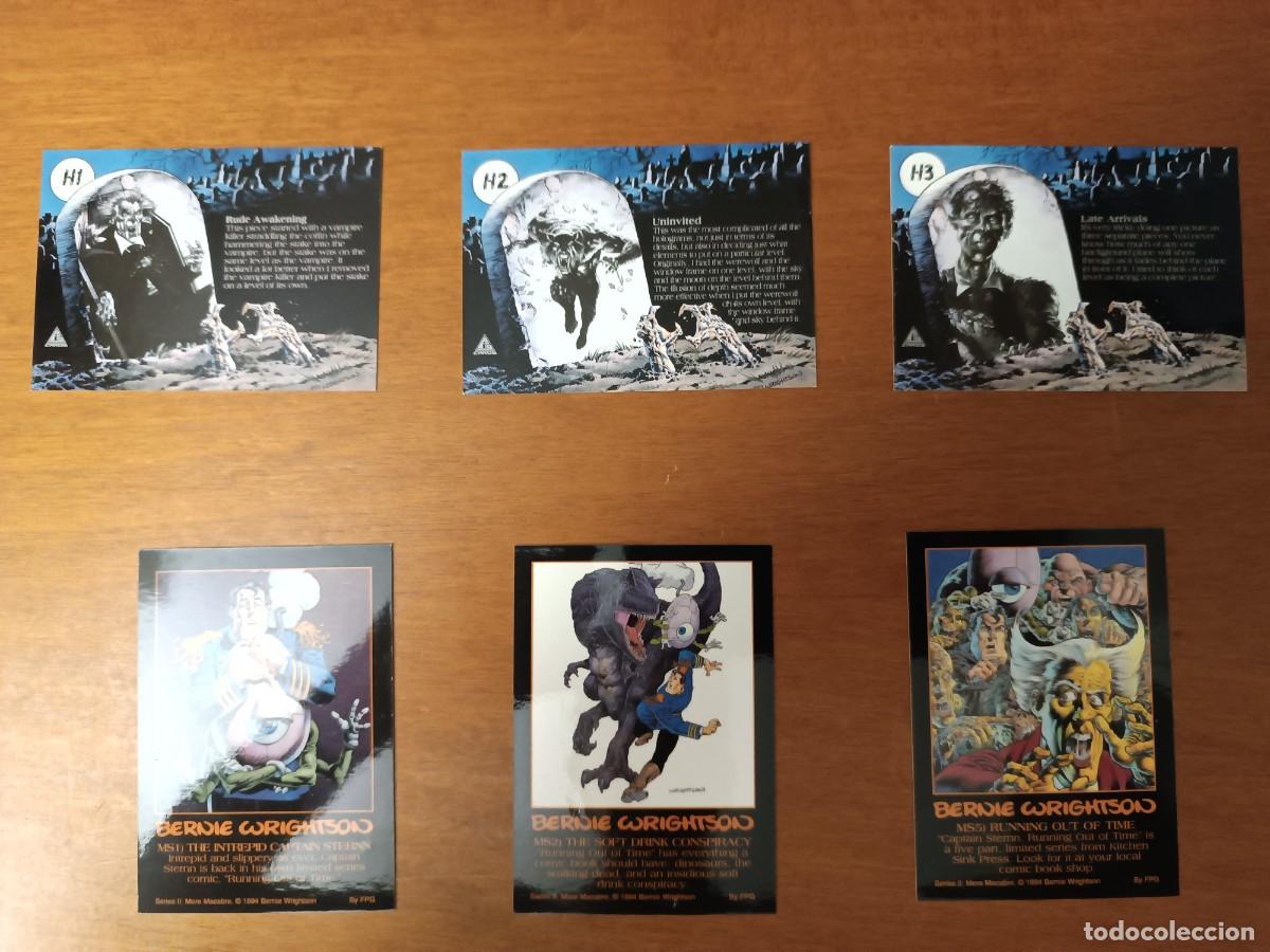 Trading cards: 6 TRADING CARD ESPECIALES DE BERNIE WRIGHTSON.