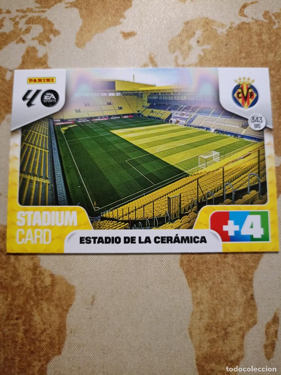 Trading cards: Villarreal 343 bis ESTADIO DE LA CER&Aacute;MICA Adrenalyn 2025-26