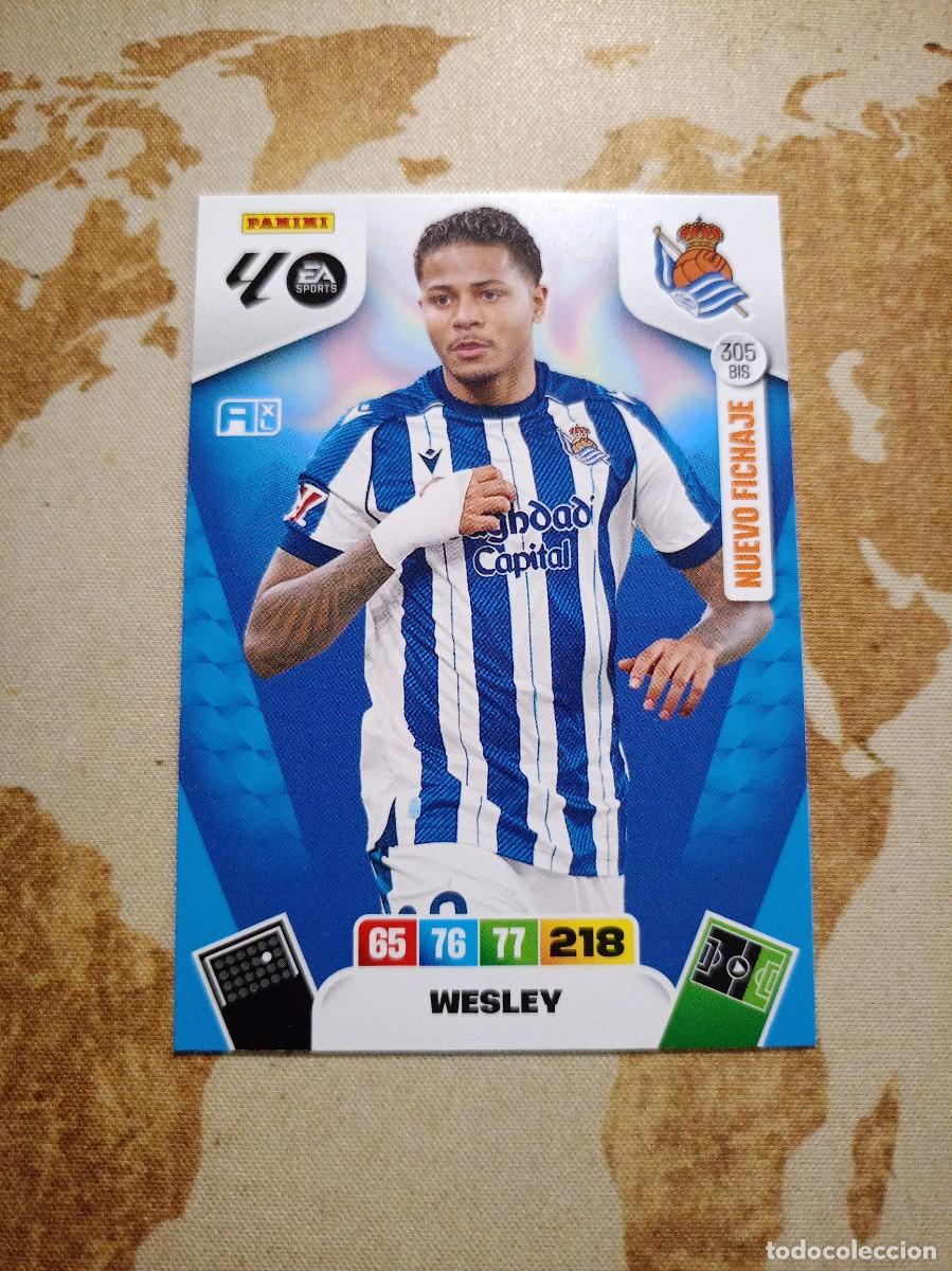 Trading cards: Real Sociedad 305 bis WESLEY Adrenalyn 2025-26