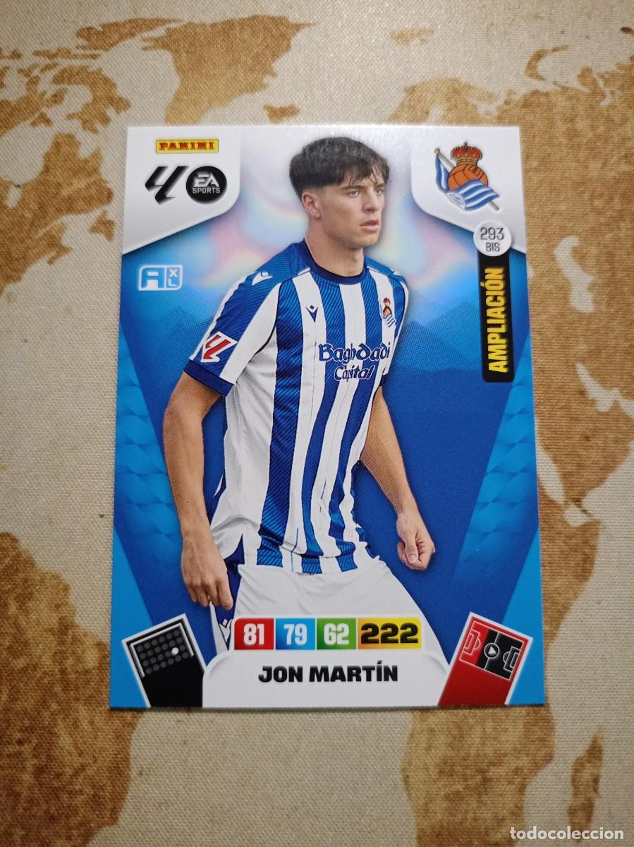 Trading cards: Real Sociedad 293 bis JON MART&Iacute;N Adrenalyn 2025-26