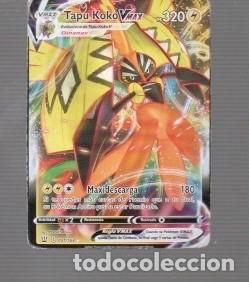 Trading cards: CROMO DE POK&Eacute;MON DE V MAX TAPU KOKO PS 320