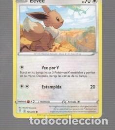 Trading cards: CROMO DE POK&Eacute;MON DE B&Aacute;SICO BASICO EEVEE PS 70 N&ordm; 133 A&Ntilde;O 2021