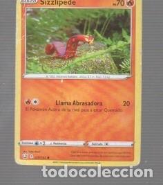 Trading cards: CROMO DE POK&Eacute;MON DE B&Aacute;SICO BASICO SIZZLIPEDE PS 70 N&ordm; 850 A&Ntilde;O 2021