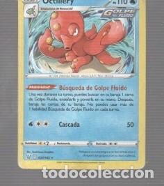 Trading cards: CROMO DE POK&Eacute;MON DE FASE 1 OCTILLERY PS 90 N&ordm; 224 A&Ntilde;O 2021