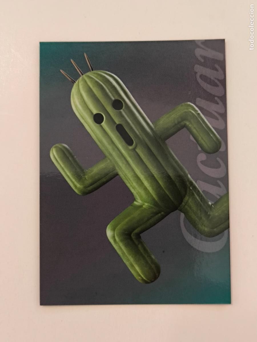 Trading Cards: FINAL FANTASY VII ANNIVERSARY ART MUSEUM - PARTE 1 - N&ordm; 041 / 41 - CACTUAR - CARD / JAPON (K7A2)