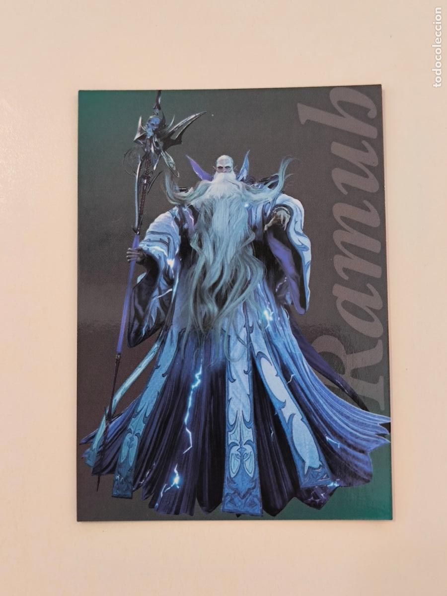 Trading cards: FINAL FANTASY VII ANNIVERSARY ART MUSEUM - PARTE 1 - N&ordm; 044 / 44 - RAMUH - CARD / JAPON (K7A2)