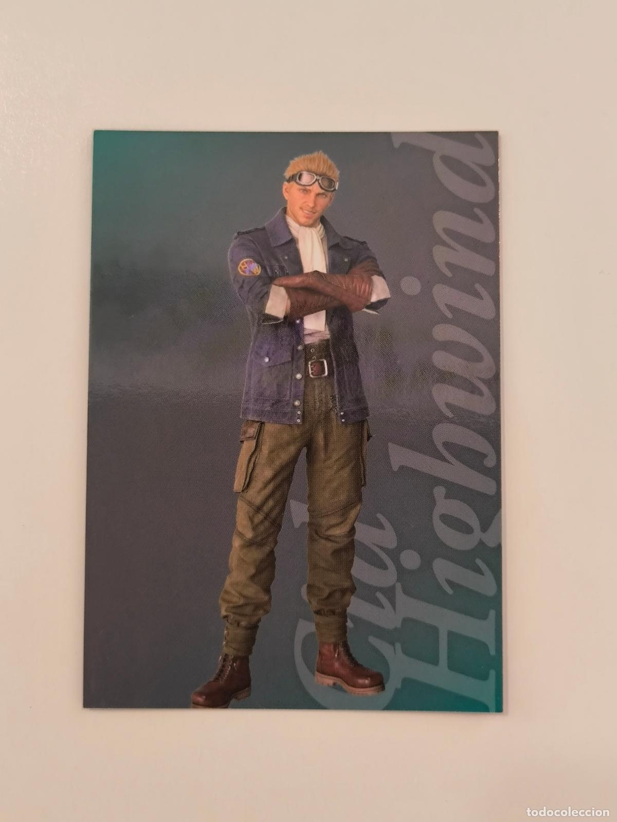 Trading cards: FINAL FANTASY VII ANNIVERSARY ART MUSEUM - PARTE 2 - N&ordm; 008 / 8 - CID HIGHWIND - CARD (K7B1)