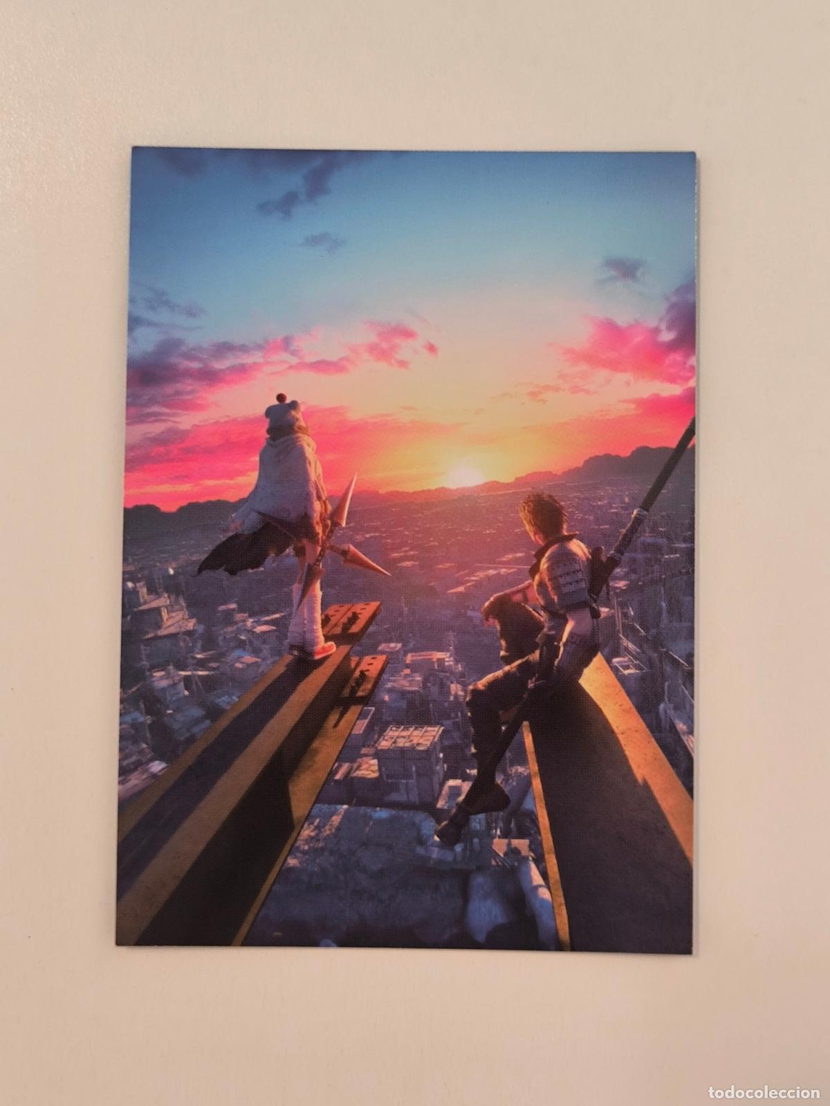 Trading cards: FINAL FANTASY VII ANNIVERSARY ART MUSEUM - PARTE 2 - N&ordm; 045 / 45 - KEY VISUAL FF7R - CARD (K7B1)