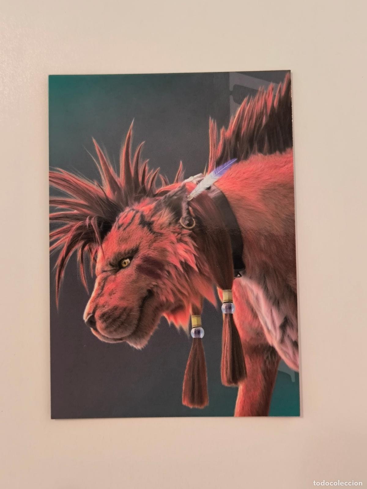 Trading cards: FINAL FANTASY VII ANNIVERSARY ART MUSEUM - PARTE 2 - N&ordm; 049 / 49 - RED XIII - CARD / JAPON (K7B1)