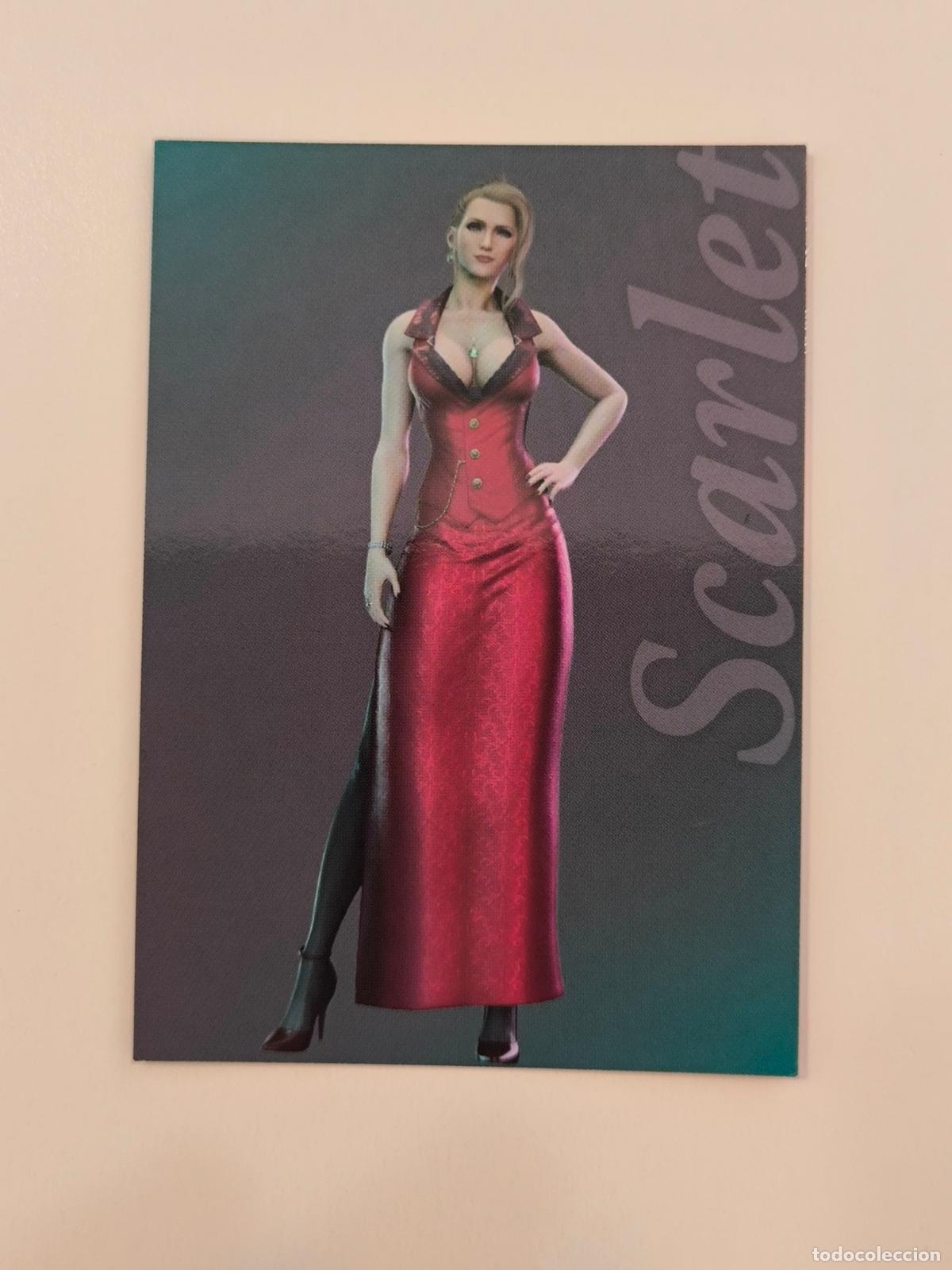 Trading cards: FINAL FANTASY VII ANNIVERSARY ART MUSEUM - PARTE 2 - N&ordm; 062 / 62 - SCARLET - CARD / JAPON (K7B1)
