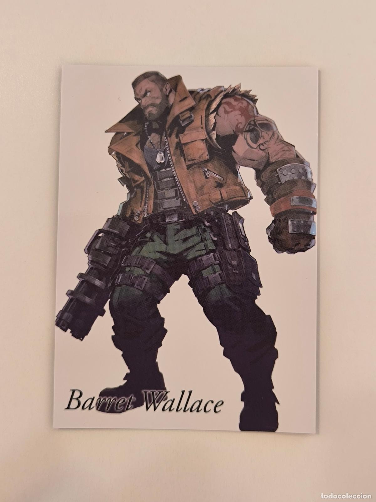 Trading cards: FINAL FANTASY VII ANNIVERSARY ART MUSEUM - PARTE 2 - N&ordm; 076 / 76 - BARRET WALLACE - CARD (K7B1)