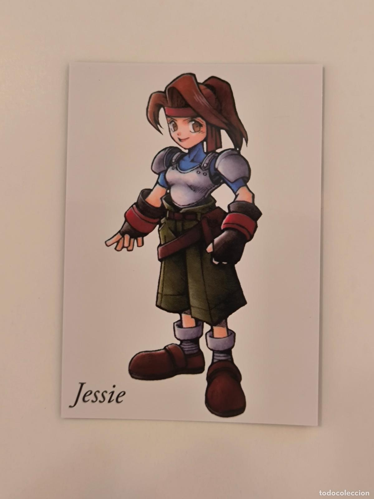 Trading cards: FINAL FANTASY VII ANNIVERSARY ART MUSEUM - PARTE 2 - N&ordm; 084 / 84 - JESSIE - CARD / JAPON (K7B1)