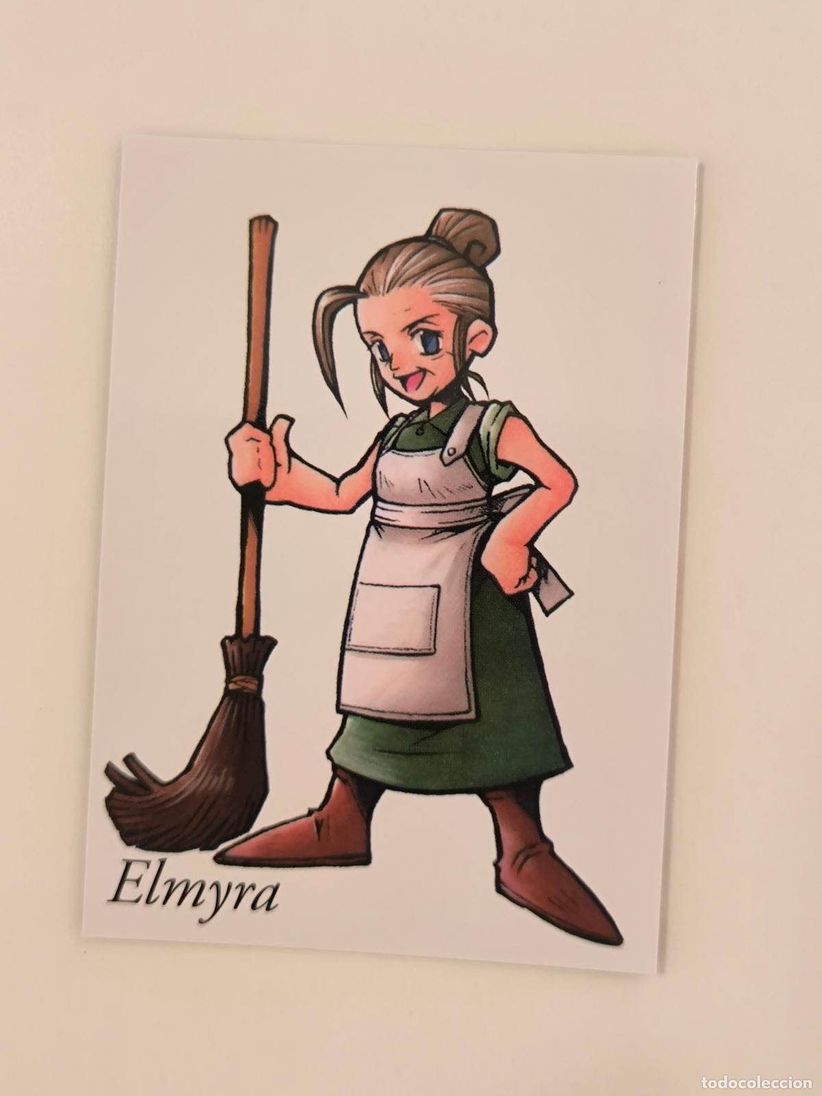 Trading cards: FINAL FANTASY VII ANNIVERSARY ART MUSEUM - PARTE 2 - N&ordm; 085 / 85 - ELMYRA - CARD / JAPON (K7B1)
