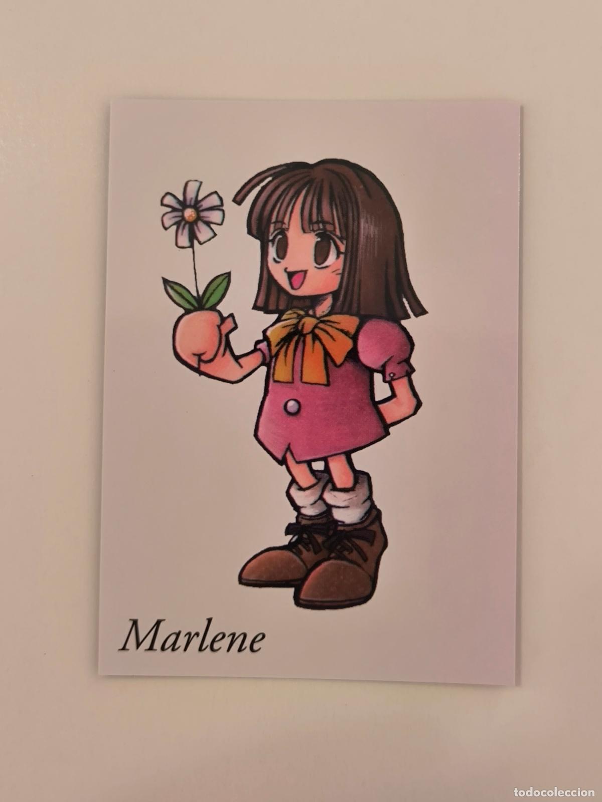 Trading cards: FINAL FANTASY VII ANNIVERSARY ART MUSEUM - PARTE 2 - N&ordm; 086 / 86 - MARLENE - CARD / JAPON (K7B1)